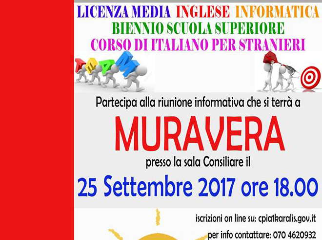 MURAVERA, corsi di lingue, licenza media e obbligo scolastico