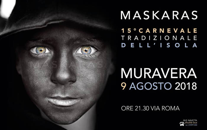 MURAVERA, Il 9 agosto la XV edizione di Maskaras, il carnevale estivo