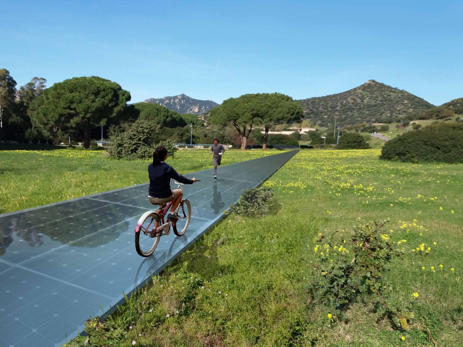 VILLASIMIUS, Al via il progetto della prima pista ciclopedonale solare in Italia