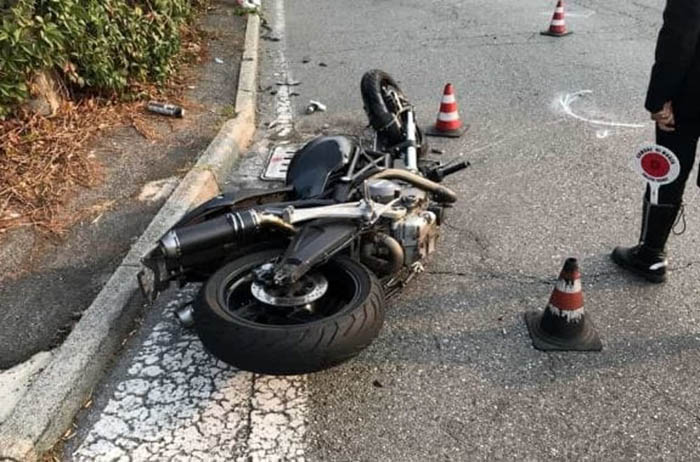COSTA REI, Motociclista ferito in un incidente stradale