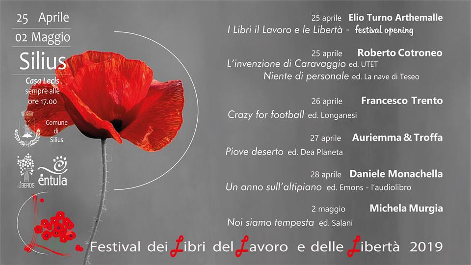 SILIUS, Dal 25 aprile al 2 maggio il Festival dei Libri, del Lavoro e delle Libertà