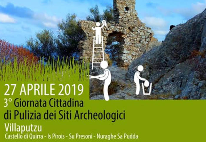 VILLAPUTZU, Sabato 27 aprile la III giornata di pulizia dei siti archeologici