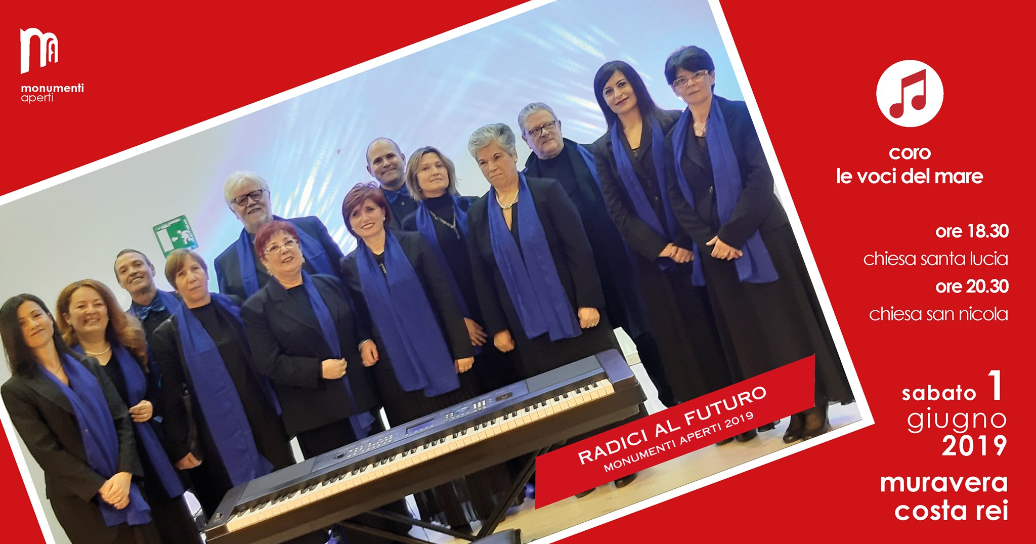MURAVERA, Fine settimana con due concerti del coro polifonico “Le Voci del Mare”