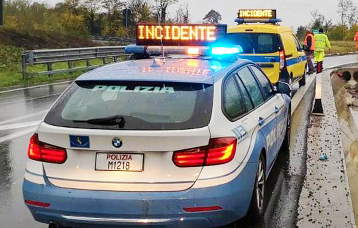 CASTIADAS, Incidente stradale nella galleria “Gutturu Frascu” sulla statale 125, nessun ferito, traffico rallentato