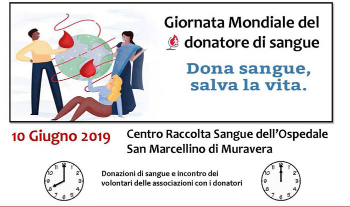 SARRABUS, Il 10 giugno la Giornata Mondiale del donatore di sangue