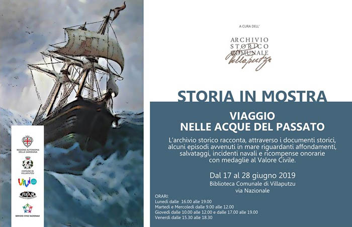 VILLAPUTZU, Viaggio nelle acque del passato, una mostra nella biblioteca comunale