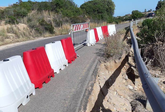LA LETTERA, A quando il ripristino della strada provinciale per Capo Ferrato (Muravera)?