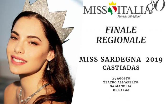 CASTIADAS, Il paese ospiterà la finale regionale del concorso Miss Italia