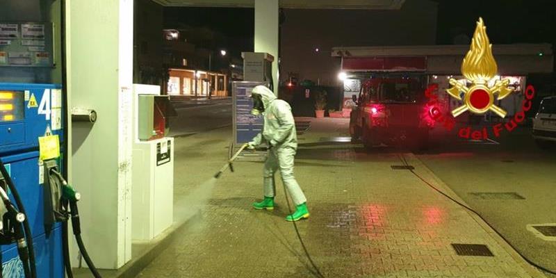 SAN VITO, Al via da questa sera l’operazione di sanificazione delle strade, in campo i Vigili del Fuoco