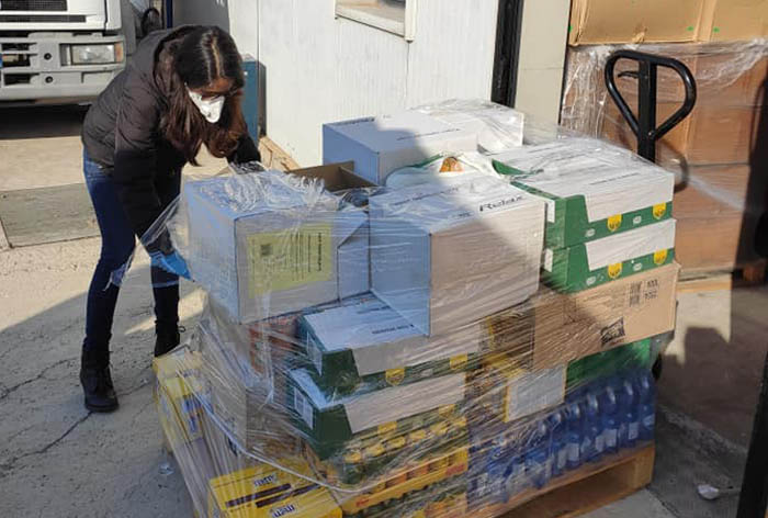 VILLASIMIUS, Dall’aeroporto di Cagliari aiuti alimentari per i cittadini villasimiesi in difficoltà