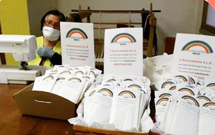 SAN VITO, L’Associazione Liberi Anziani in campo per produrre mascherine di protezione per i cittadini