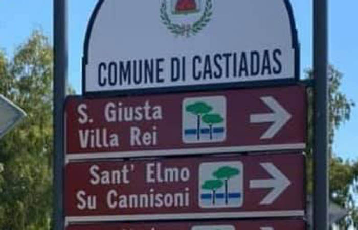 CASTIADAS, Installati nel territorio i cartelli di segnalazione turistica