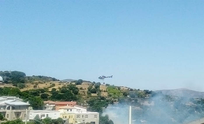 BURCEI, Incendio a Mitz’e Battista, la causa, forse, è un cortocircuito