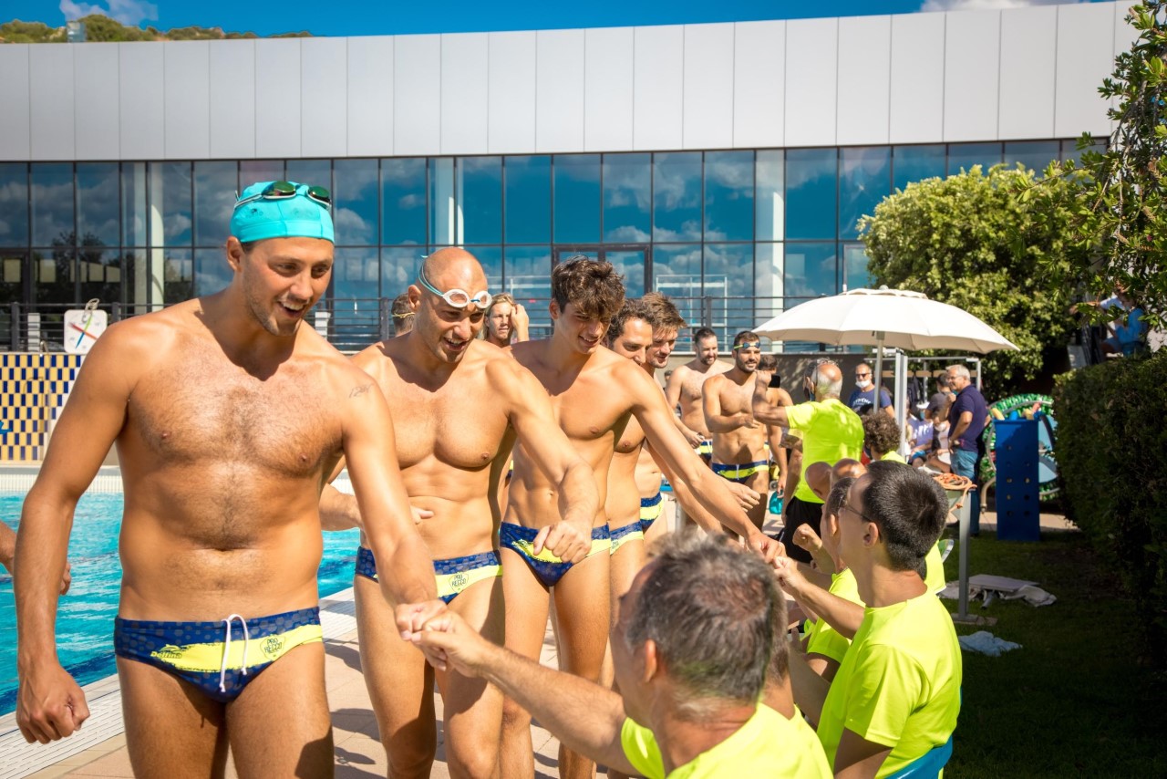 SPORT, Gli atleti “speciali” dell’Olimpia Sarrabus si allenano con i campioni di pallanuoto della Pro Recco