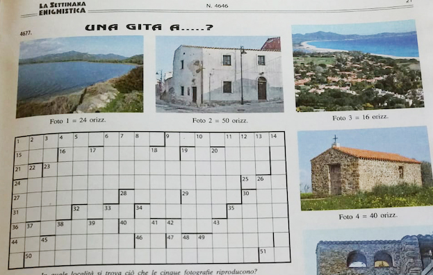 MURAVERA, Le foto del paese su “La Settimana Enigmistica”: serviranno a risolvere un cruciverba