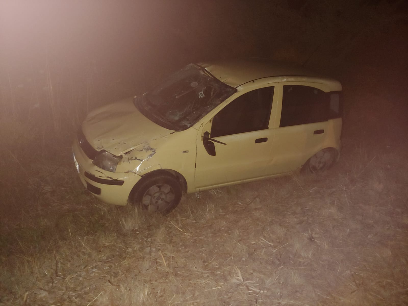 CASTIADAS, Incidente nella notte a Is Ortixeddus, auto finisce fuori strada