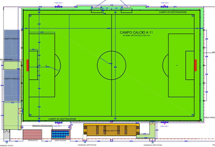 SAN VITO, Nuova vita per il campo sportivo, via libera allo studio di fattibilità