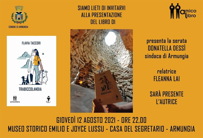 ARMUNGIA, La presentazione del libro di Flavia Taccori apre le manifestazioni estive in paese