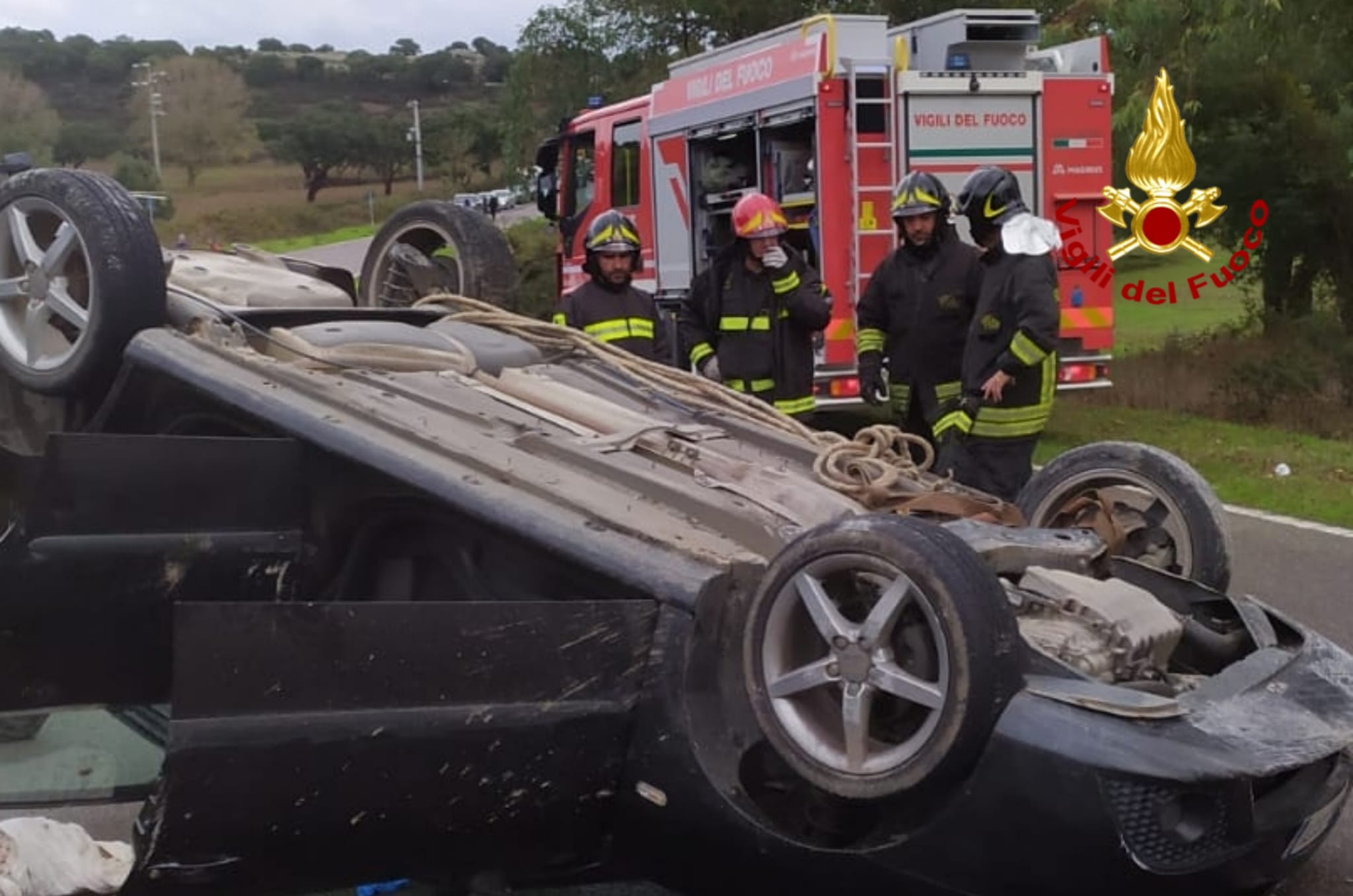 GERREI, Incidente stradale fra San Basilio e Goni, donna in codice rosso