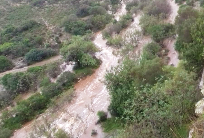 VILLAPUTZU, Esondano alcuni corsi d’acqua, allagamenti nelle campagne del paese