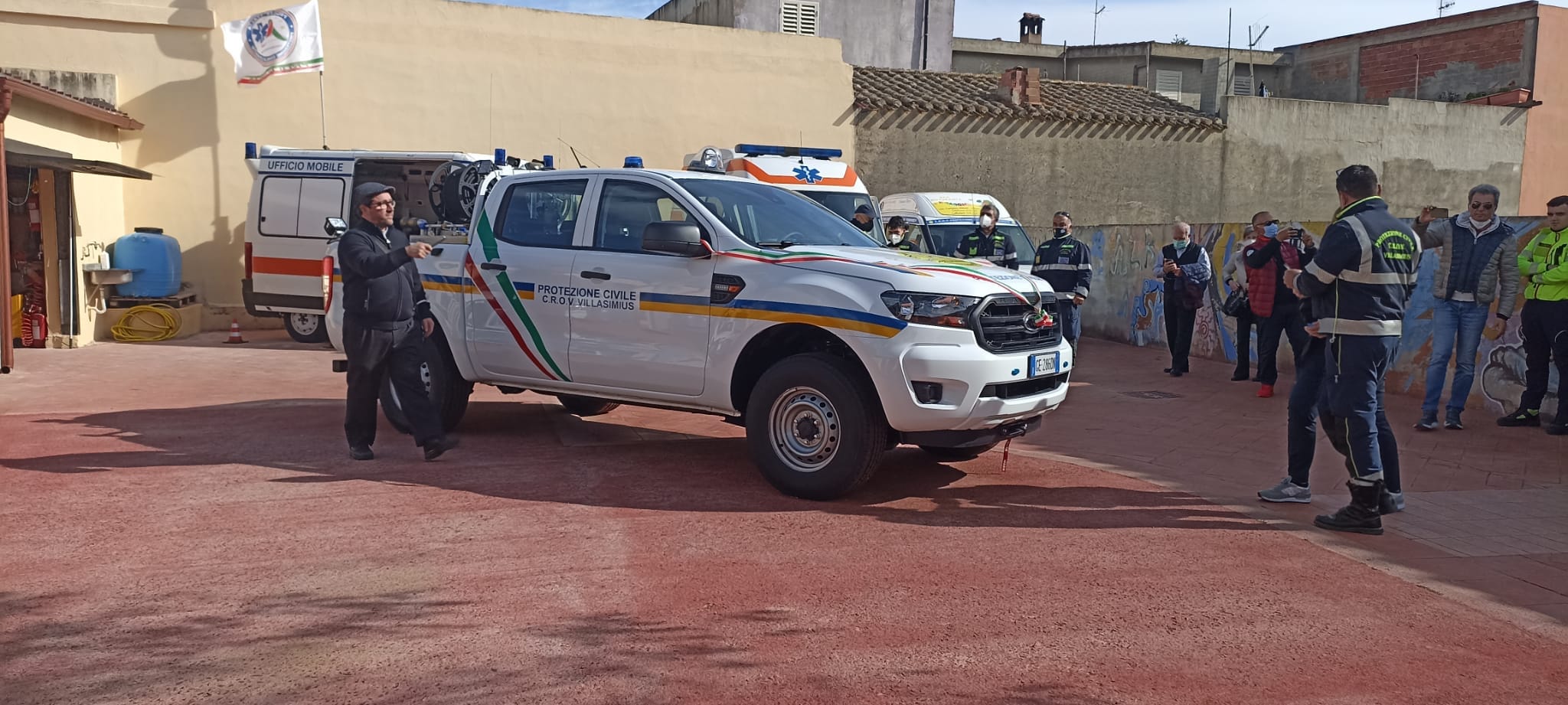 VILLASIMIUS, Un nuovo fuoristrada per l’associazione di protezione civile Crov