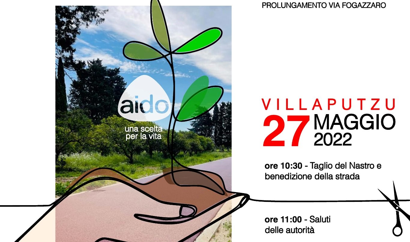 VILLAPUTZU, Inaugurazione viale alberato dedicato ai donatori di organi