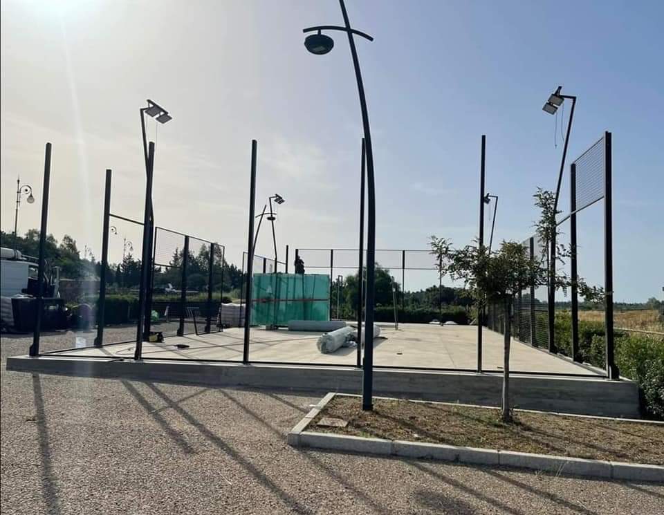VILLAPUTZU, Quasi pronto il nuovo campo di padel