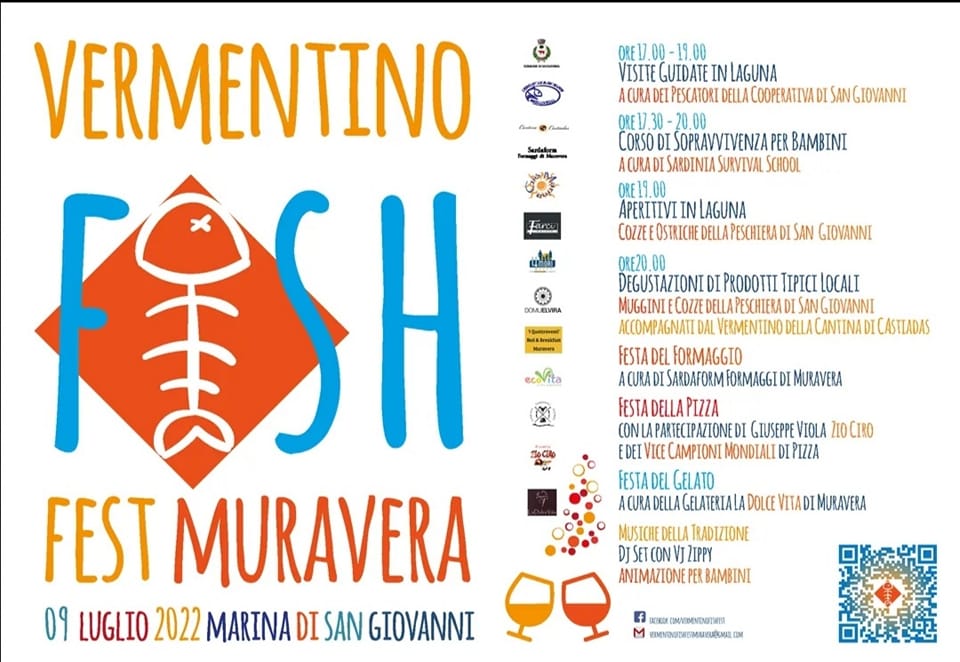 MURAVERA, Il 9 luglio il “Vermentino Fish Fest”