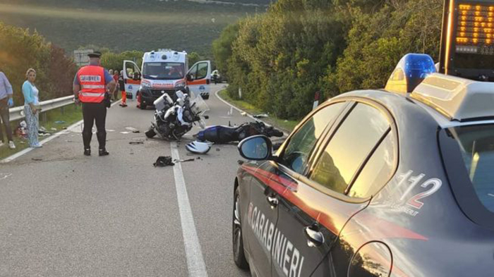 VILLASIMIUS, Scontro fra due moto, gravemente ferito un giovane del paese