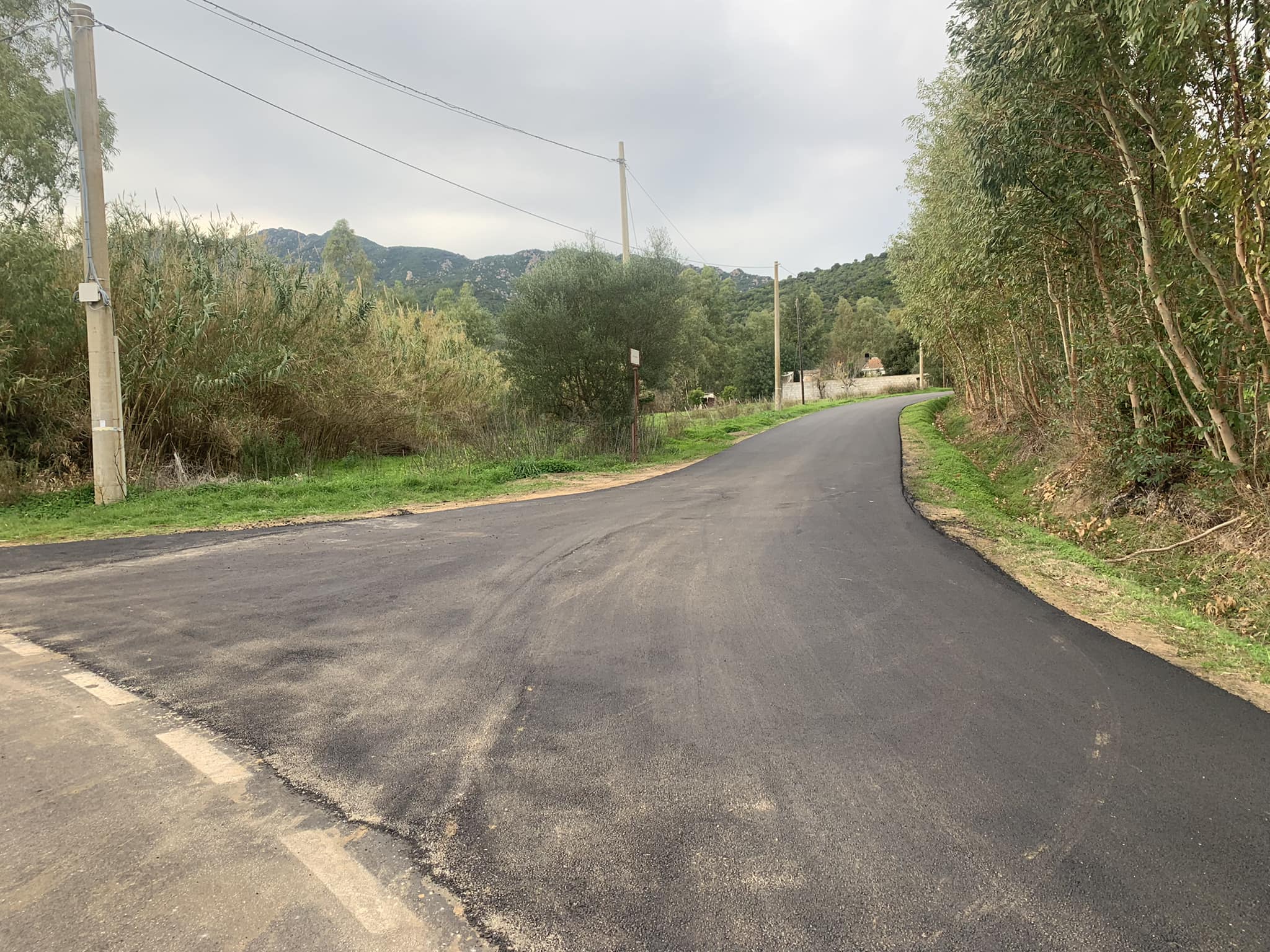 CASTIADAS, Proseguono i lavori per la messa in sicurezza delle strade extra-urbane