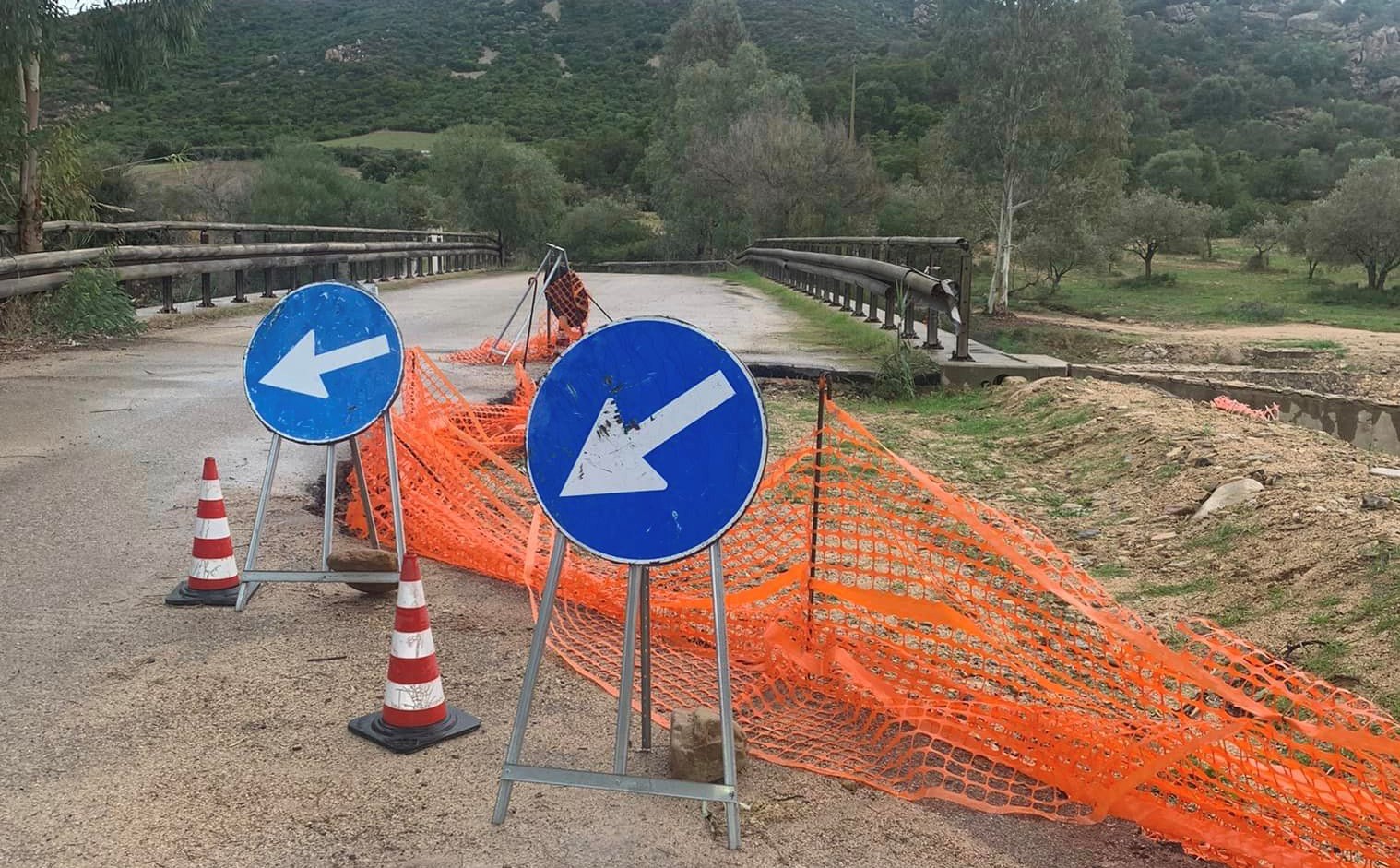 CASTIADAS, Il ponte sul rio Corr’e Pruna sarà di nuovo percorribile a marzo del 2023