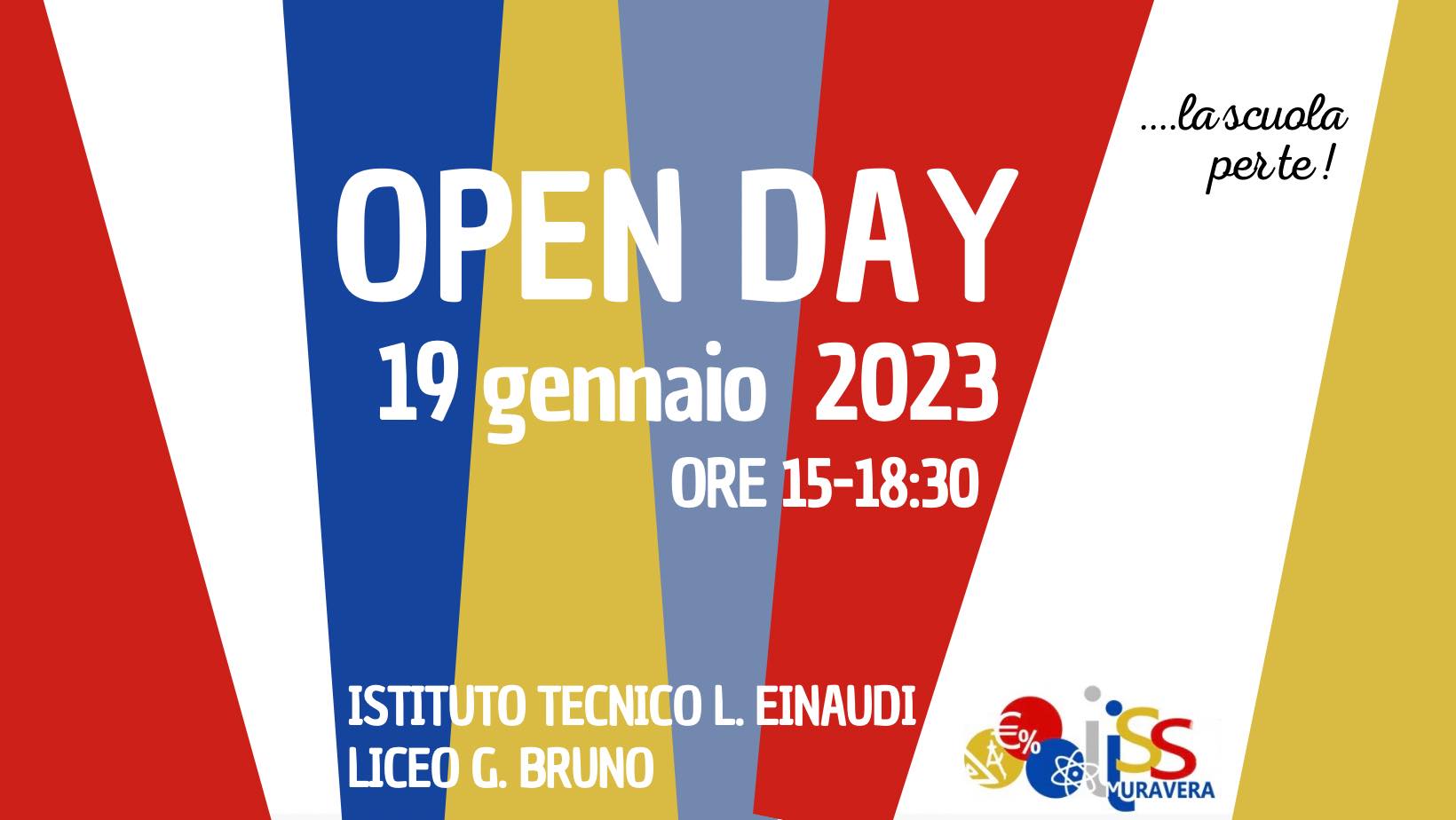 MURAVERA, Il 19 gennaio “open day” all’Istituto superiore “Einaudi”