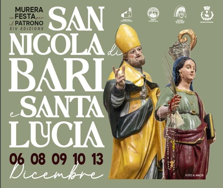 MURAVERA, A dicembre il paese in festa per San Nicola e Santa Lucia