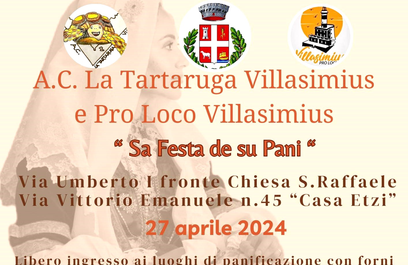 VILLASIMIUS, Il 27 aprile va in scena “Sa festa de su pani”