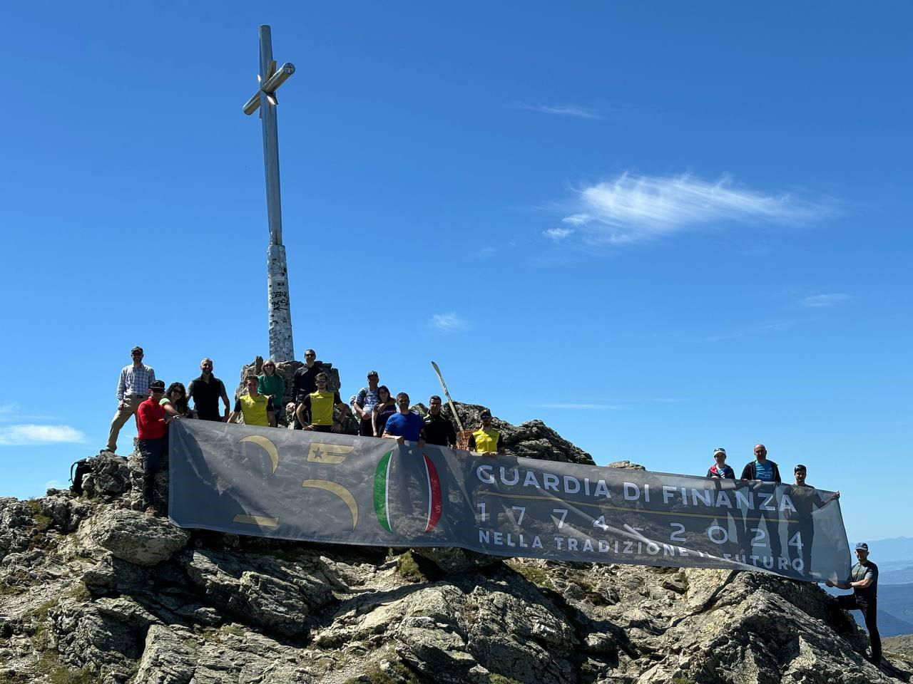SARDEGNA, Per i 250 anni della Guardia di Finanza, finanzieri Nuoro a Punta La Marmora