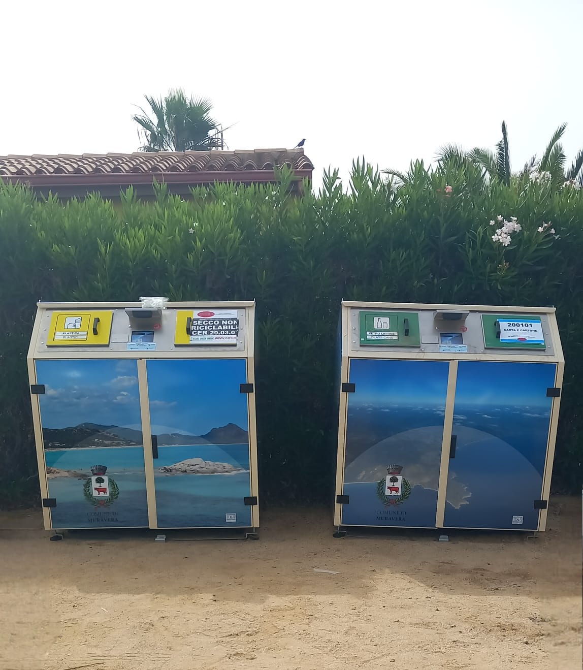 MURAVERA, nuovo sistema EcoIsola per la raccolta differenziata dei rifiuti a Costa Rei