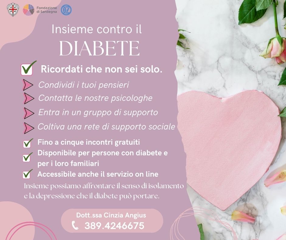SARRABUS, Parte il progetto “Dolcemente”, un servizio di sostegno psicologico dedicato alle persone con diabete