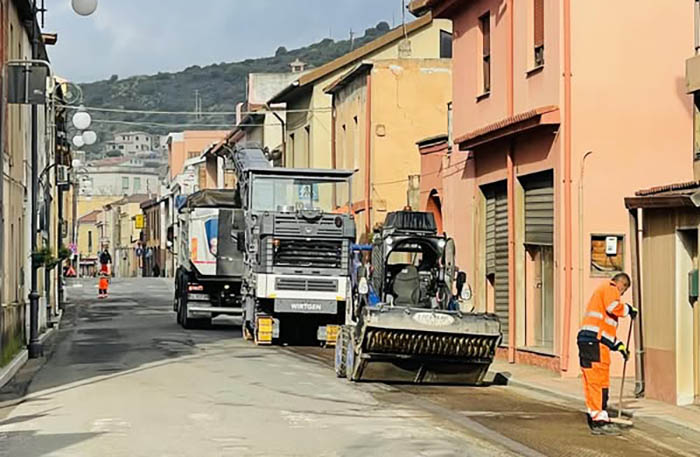VILLAPUTZU, addio buche, al via il restyling di via Nazionale