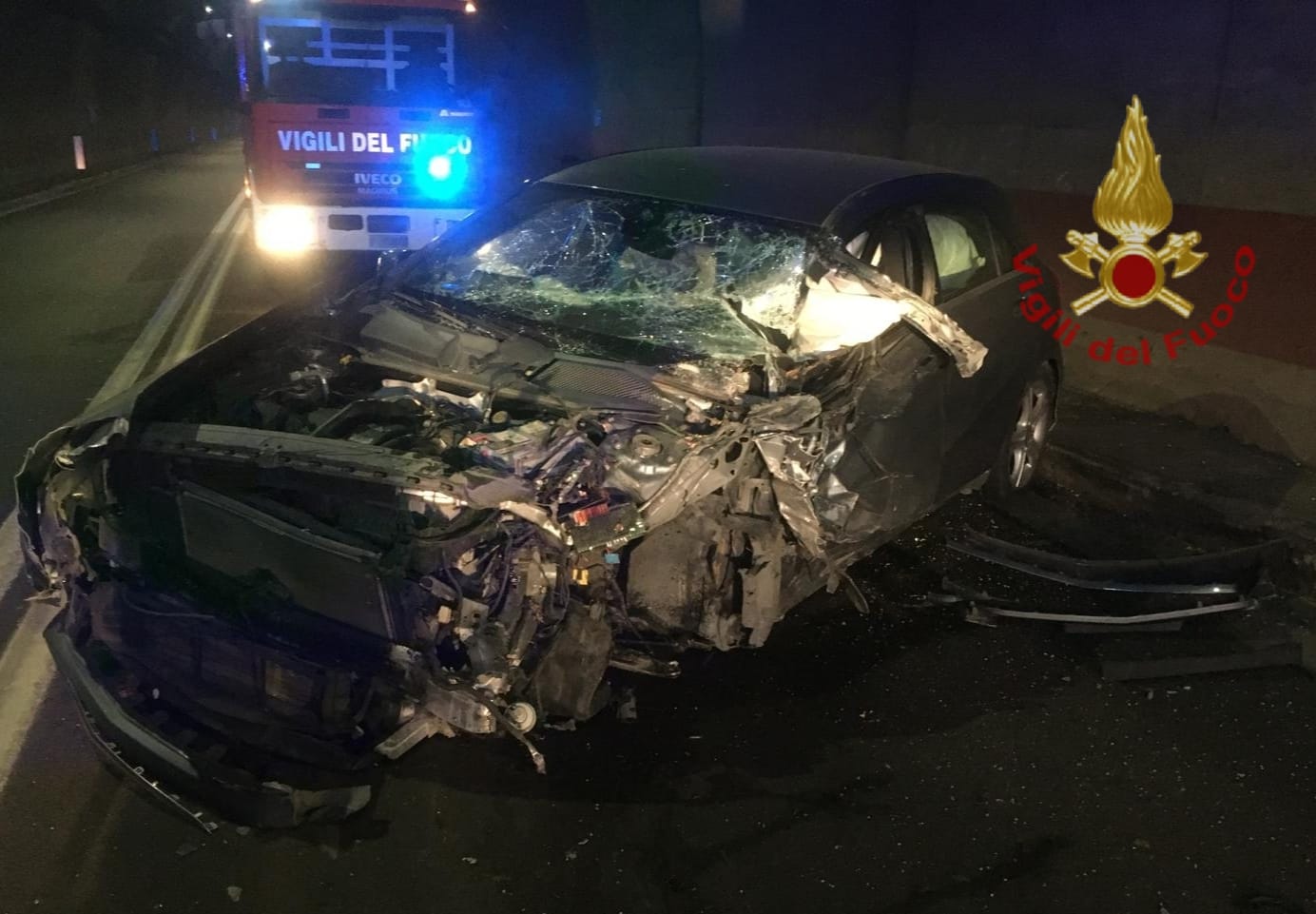 SARRABUS, Scontro in galleria sulla nuova statale125, tre feriti gravi