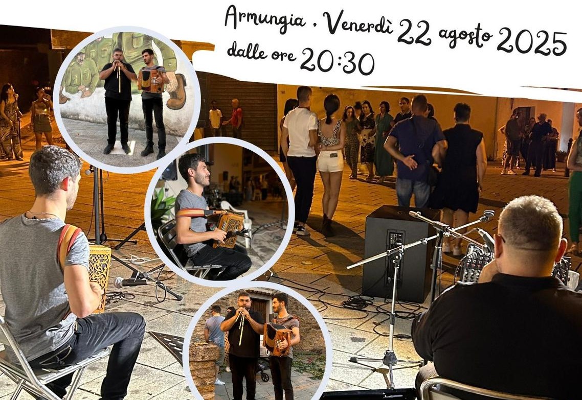 ARMUNGIA, Venerdì 22 agosto una serata tra musica, tradizione e memoria storica