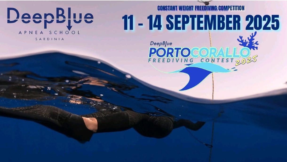 VILLAPUTZU, A Porto Corallo Freediving Contest dall’11 al 14 settembre