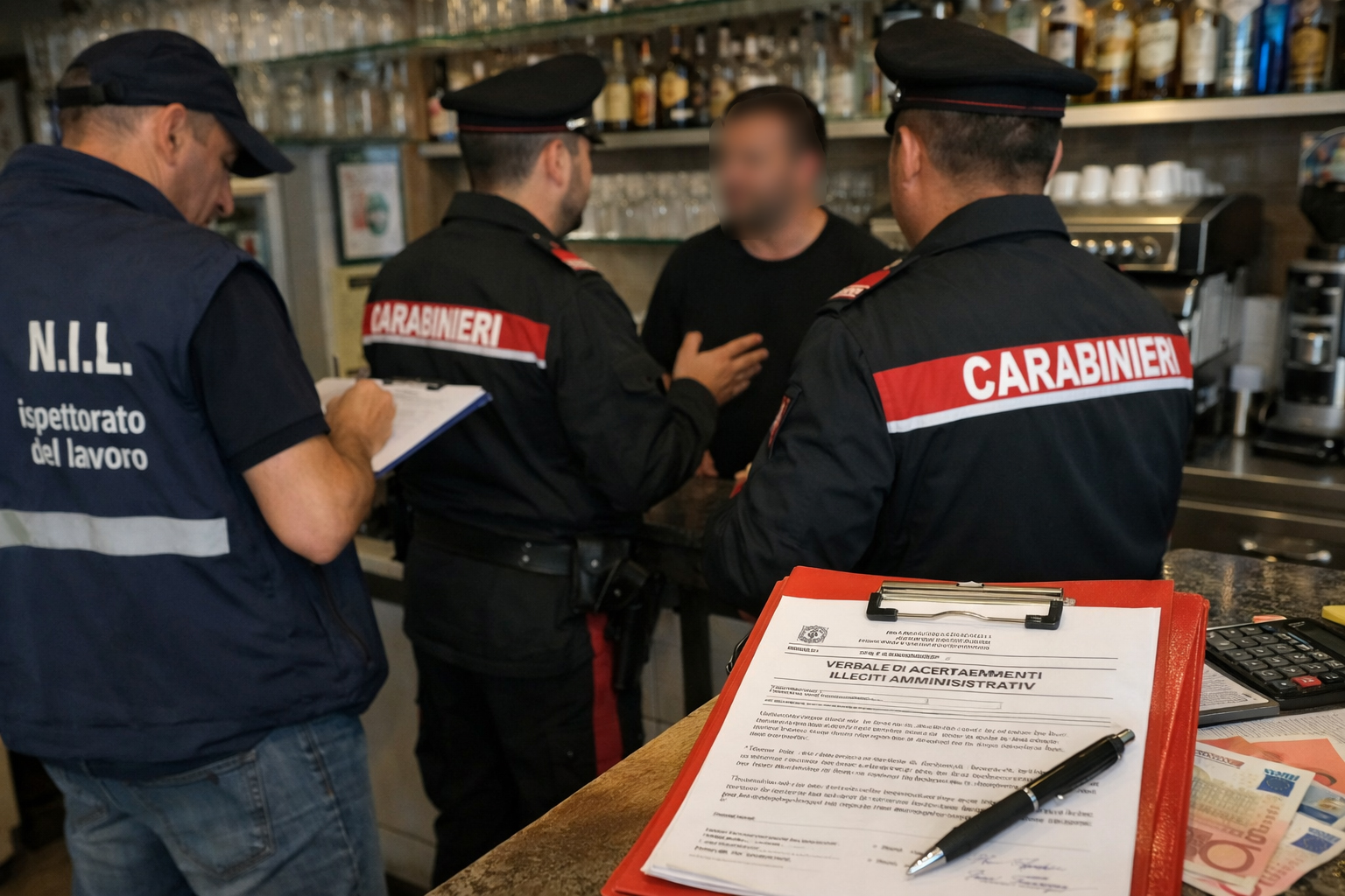 SAN VITO, Controlli su attività commerciali, bar sanzionato dai Carabinieri