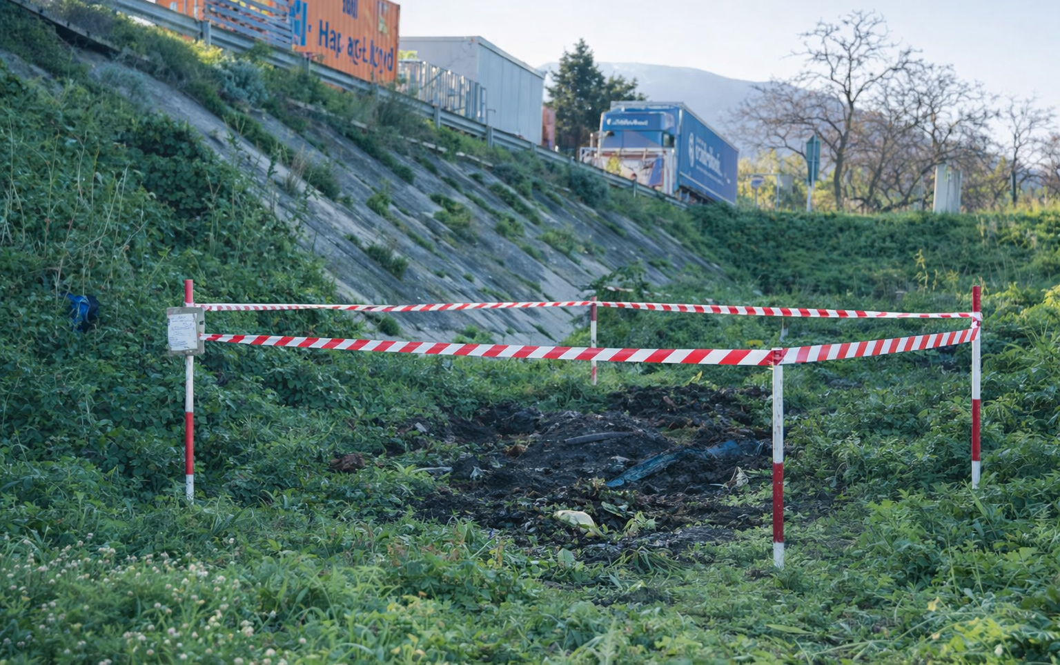 VILLAPUTZU, Rifiuti interrati sotto il ponte di ferro: ditta sotto inchiesta