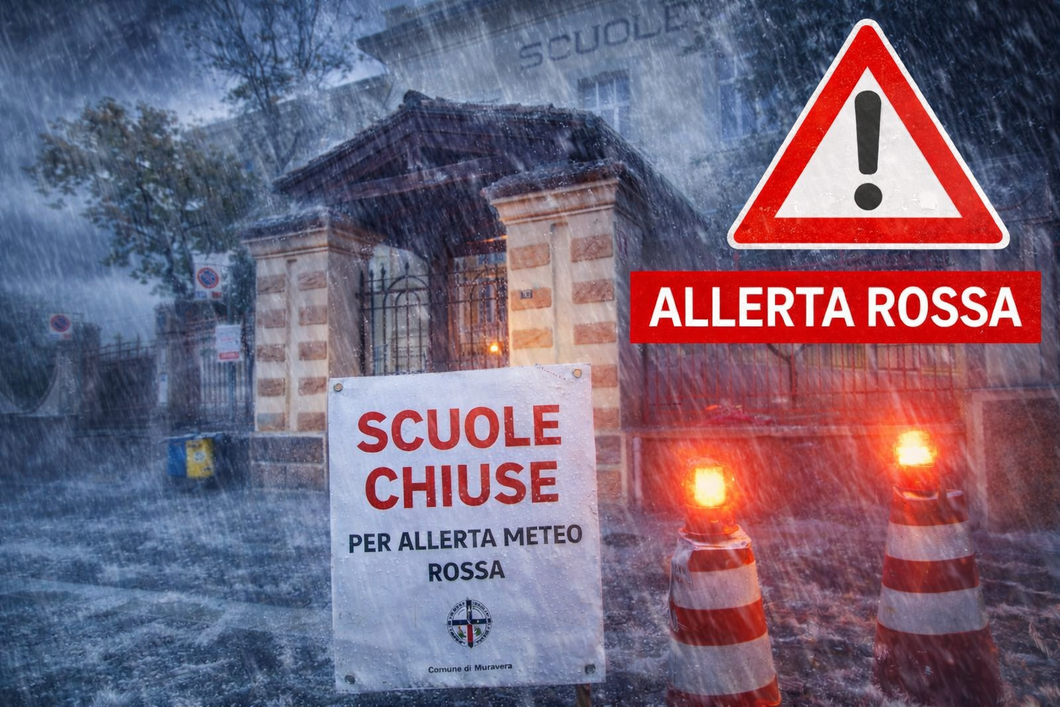 SARRABUS, allerta rossa: scuole chiuse e Coc attivi nei Comuni del sud-est