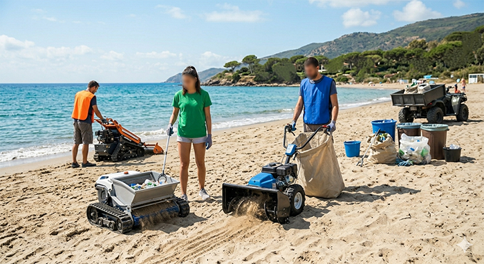CASTIADAS, Al via il servizio di pulizia delle spiagge comunali