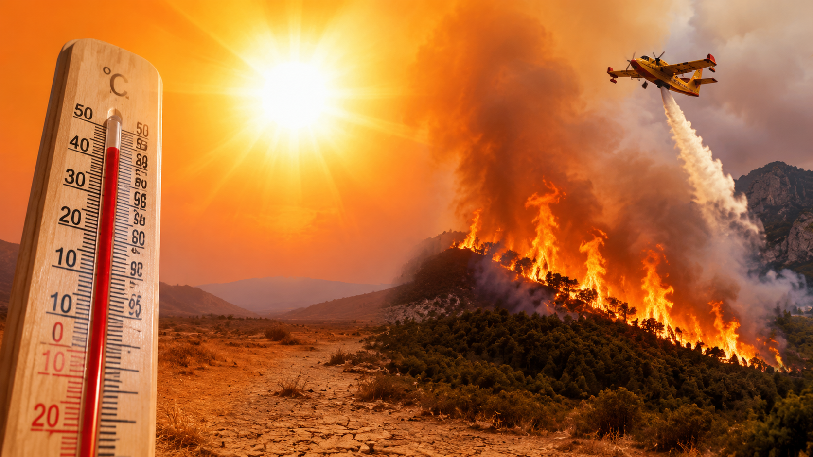 SARRABUS, Caldo record e rischio incendi: nuova allerta per temperature estreme e roghi boschivi