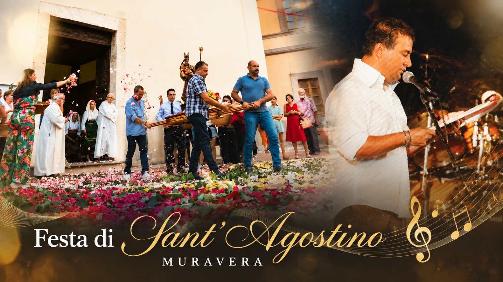 MURAVERA, Festa di Sant’Agostino tra fede e spettacolo: gran finale con Roy Paci