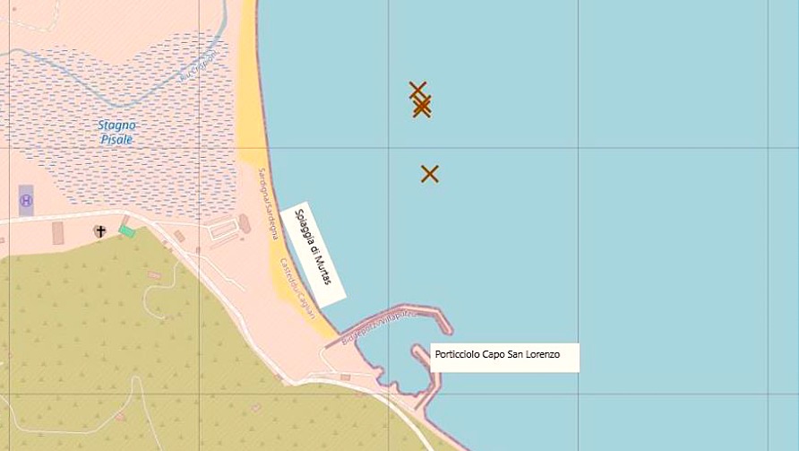 VILLAPUTZU, Oggetti “potenzialmente pericolosi” nel mare di Quirra: scatta l’interdizione