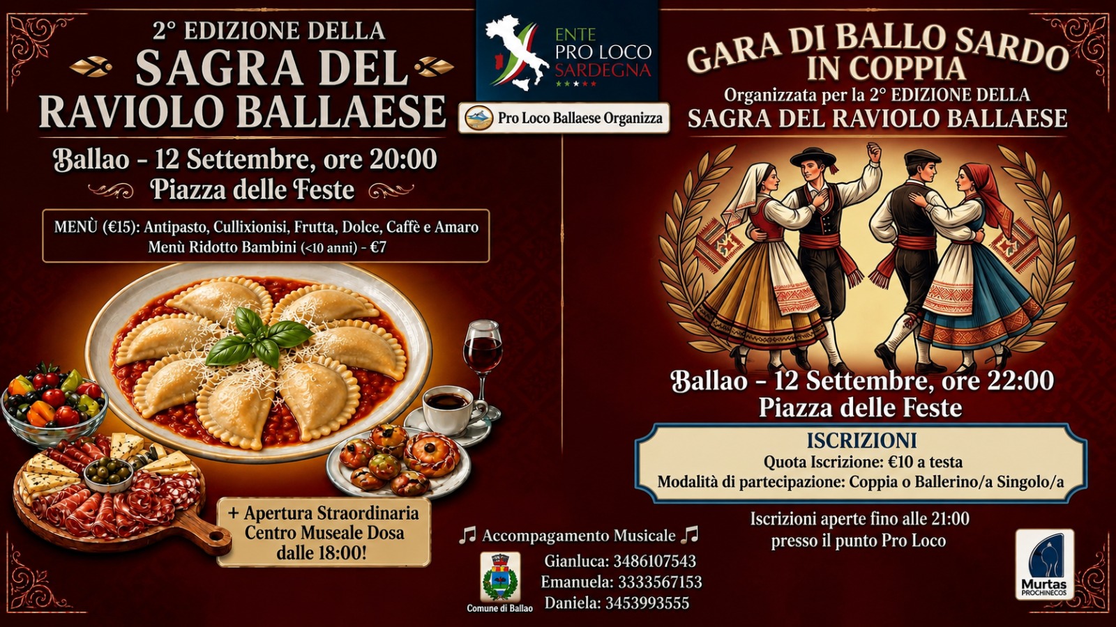 BALLAO, “Cullixionis” e ballo tradizionale animano la festa in piazza