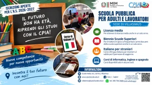 SARRABUS, Tornare sui banchi non ha età: aperte le iscrizioni al Cpia a Villasimius, Muravera e Villaputzu
